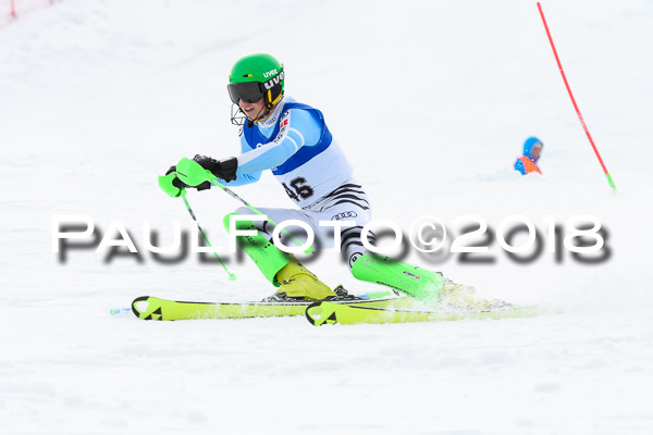 Bayerische Schülermeisterschaft Slalom 28.01.2018