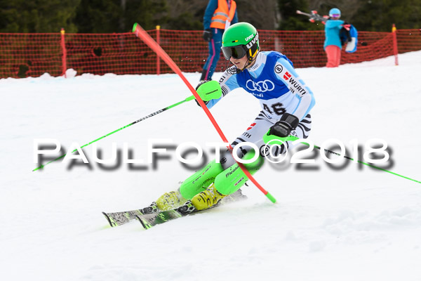 Bayerische Schülermeisterschaft Slalom 28.01.2018