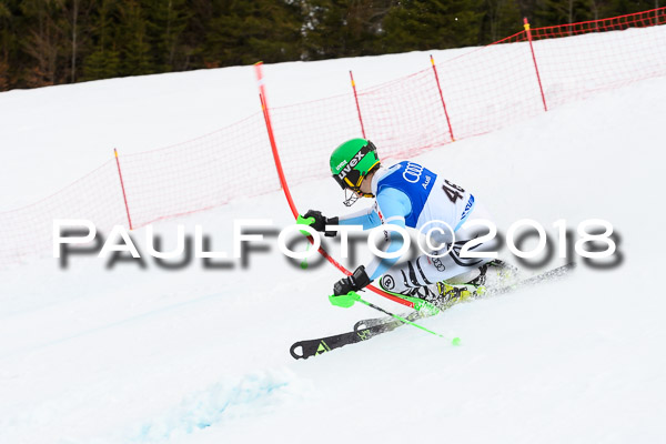 Bayerische Schülermeisterschaft Slalom 28.01.2018