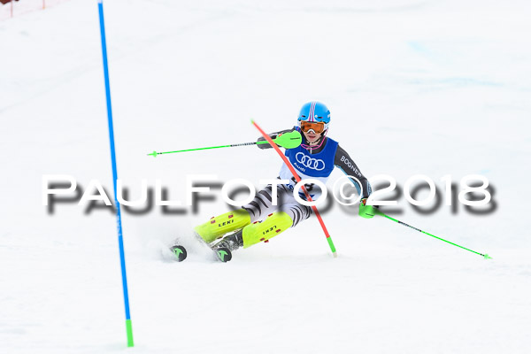 Bayerische Schülermeisterschaft Slalom 28.01.2018
