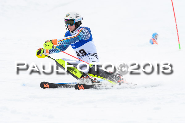 Bayerische Schülermeisterschaft Slalom 28.01.2018