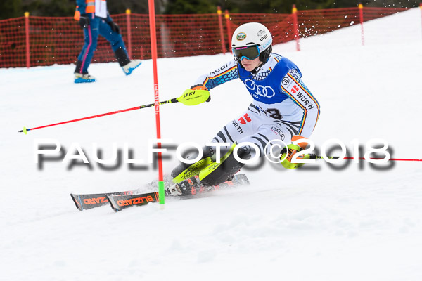Bayerische Schülermeisterschaft Slalom 28.01.2018
