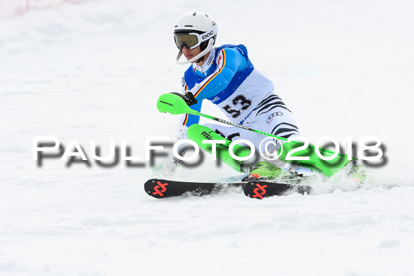 Bayerische Schülermeisterschaft Slalom 28.01.2018