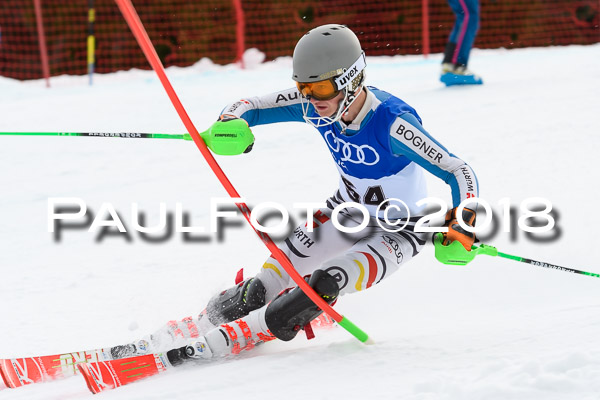 Bayerische Schülermeisterschaft Slalom 28.01.2018