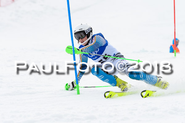 Bayerische Schülermeisterschaft Slalom 28.01.2018
