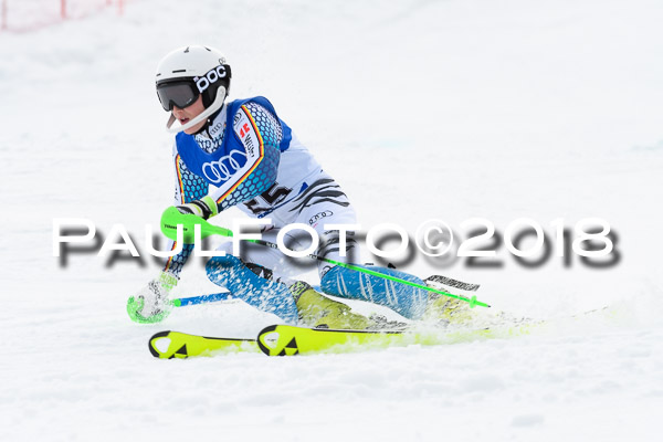 Bayerische Schülermeisterschaft Slalom 28.01.2018