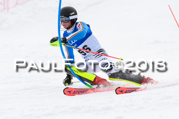 Bayerische Schülermeisterschaft Slalom 28.01.2018