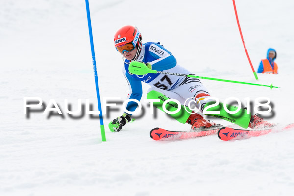 Bayerische Schülermeisterschaft Slalom 28.01.2018
