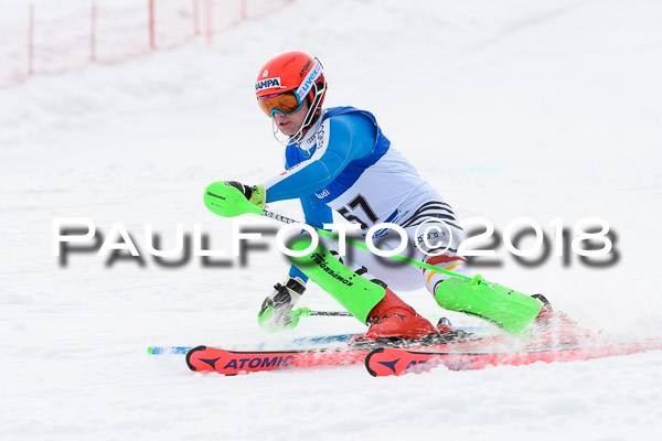 Bayerische Schülermeisterschaft Slalom 28.01.2018