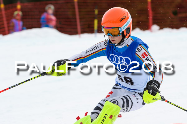 Bayerische Schülermeisterschaft Slalom 28.01.2018