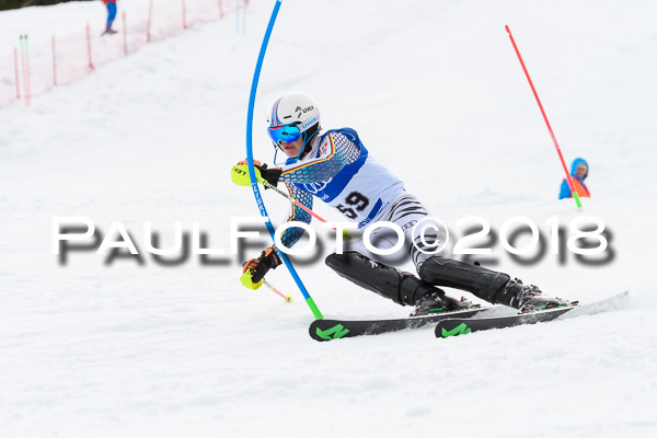 Bayerische Schülermeisterschaft Slalom 28.01.2018