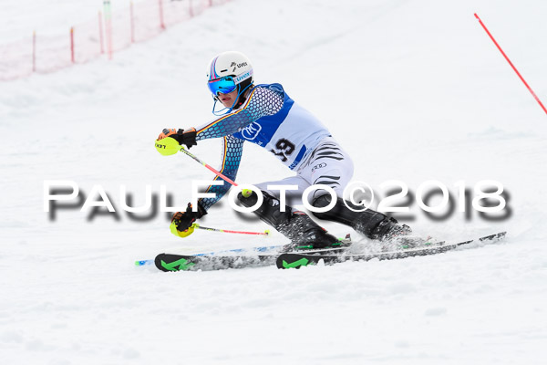 Bayerische Schülermeisterschaft Slalom 28.01.2018