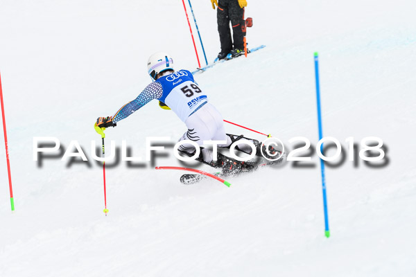 Bayerische Schülermeisterschaft Slalom 28.01.2018