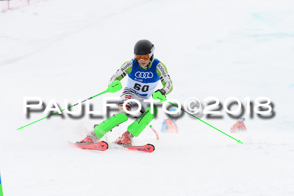 Bayerische Schülermeisterschaft Slalom 28.01.2018