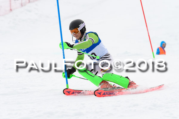 Bayerische Schülermeisterschaft Slalom 28.01.2018