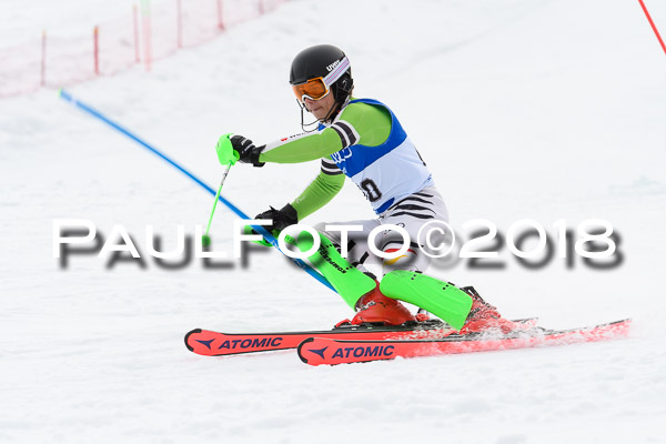 Bayerische Schülermeisterschaft Slalom 28.01.2018