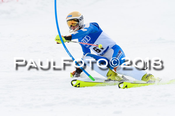 Bayerische Schülermeisterschaft Slalom 28.01.2018