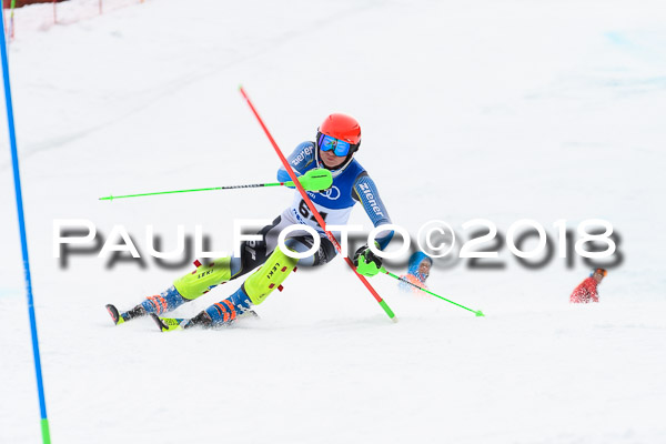Bayerische Schülermeisterschaft Slalom 28.01.2018