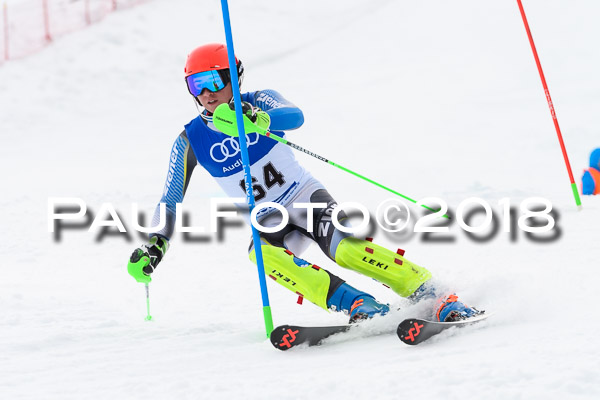 Bayerische Schülermeisterschaft Slalom 28.01.2018