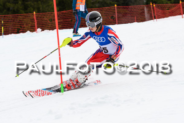Bayerische Schülermeisterschaft Slalom 28.01.2018