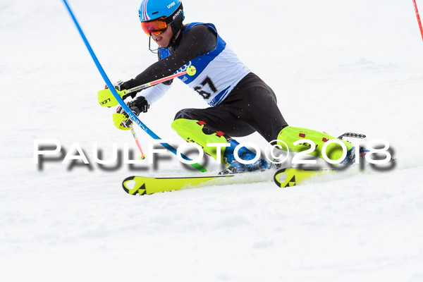 Bayerische Schülermeisterschaft Slalom 28.01.2018