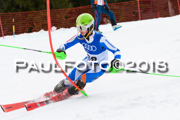 Bayerische Schülermeisterschaft Slalom 28.01.2018
