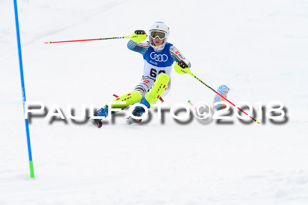 Bayerische Schülermeisterschaft Slalom 28.01.2018