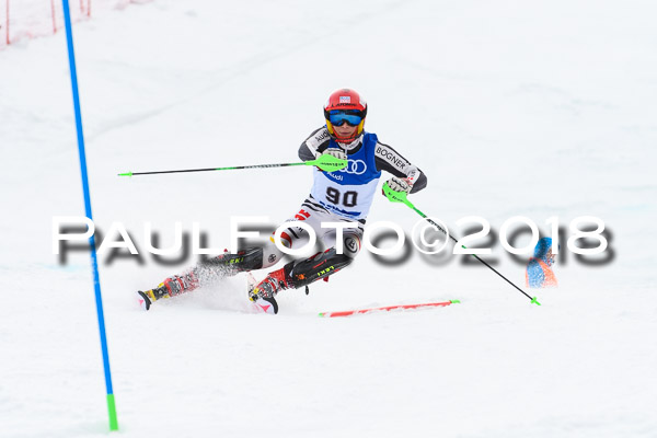 Bayerische Schülermeisterschaft Slalom 28.01.2018