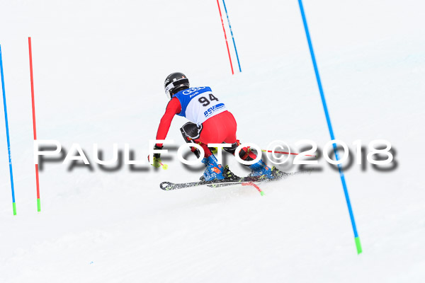 Bayerische Schülermeisterschaft Slalom 28.01.2018