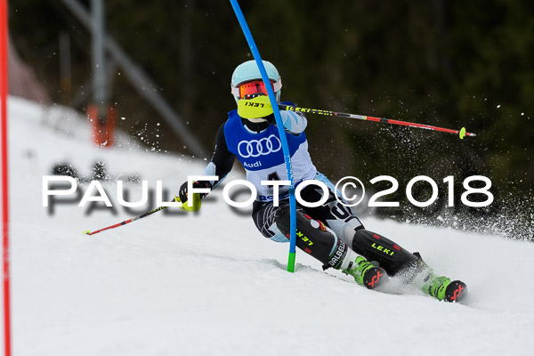 Bayerische Schülermeisterschaft Slalom 28.01.2018