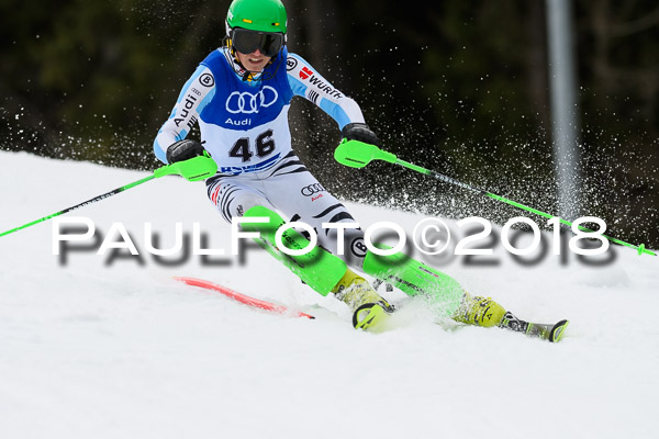 Bayerische Schülermeisterschaft Slalom 28.01.2018