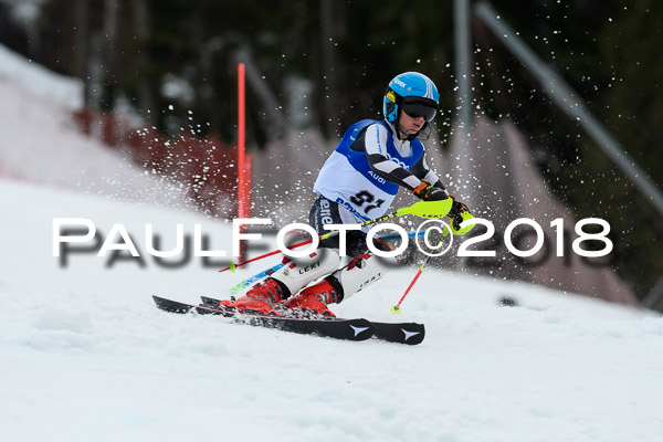 Bayerische Schülermeisterschaft Slalom 28.01.2018