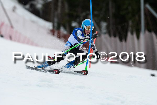 Bayerische Schülermeisterschaft Slalom 28.01.2018