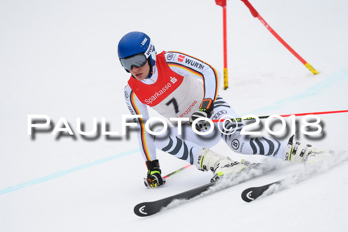 FIS NJR Riesenslalom Herren Lenggries 2.2.2018