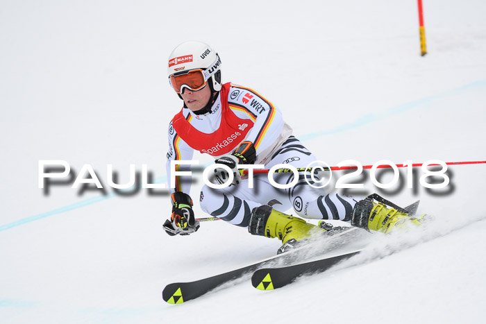 FIS NJR Riesenslalom Herren Lenggries 2.2.2018