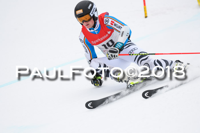 FIS NJR Riesenslalom Herren Lenggries 2.2.2018