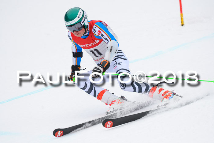 FIS NJR Riesenslalom Herren Lenggries 2.2.2018