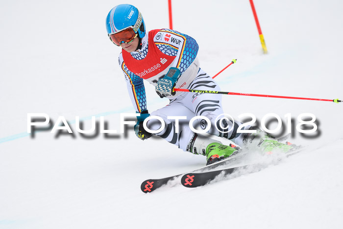 FIS NJR Riesenslalom Herren Lenggries 2.2.2018