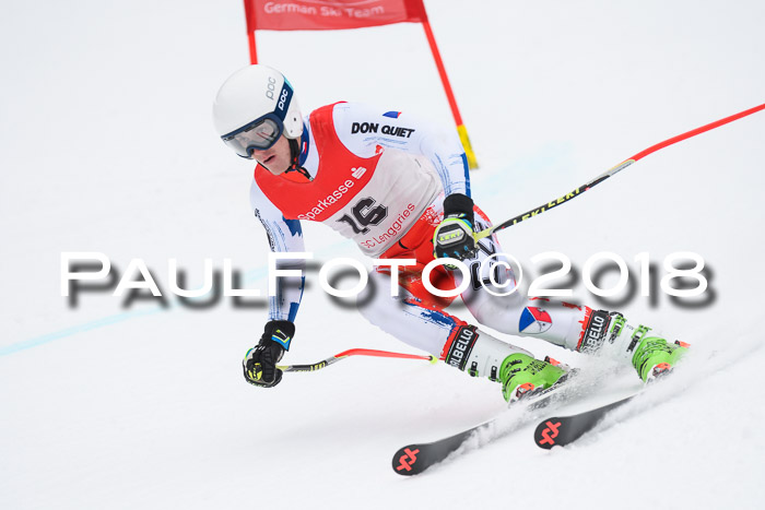FIS NJR Riesenslalom Herren Lenggries 2.2.2018
