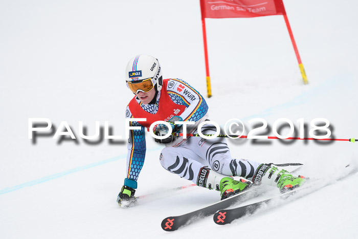 FIS NJR Riesenslalom Herren Lenggries 2.2.2018