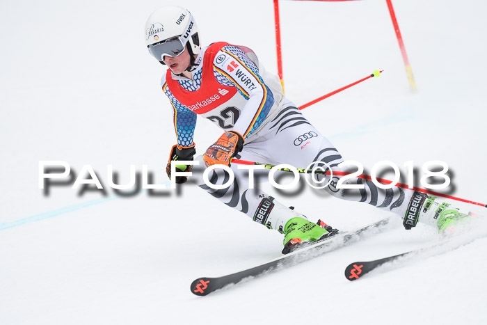FIS NJR Riesenslalom Herren Lenggries 2.2.2018