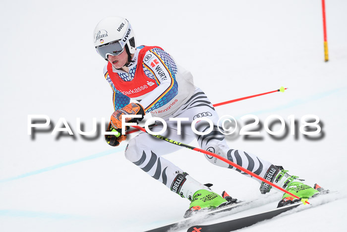 FIS NJR Riesenslalom Herren Lenggries 2.2.2018