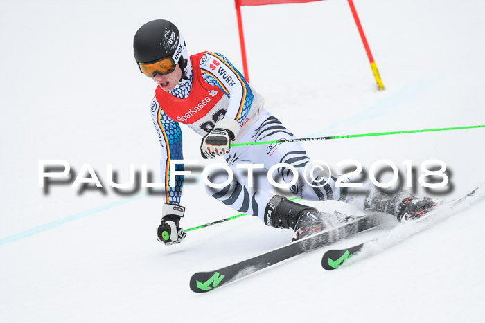 FIS NJR Riesenslalom Herren Lenggries 2.2.2018