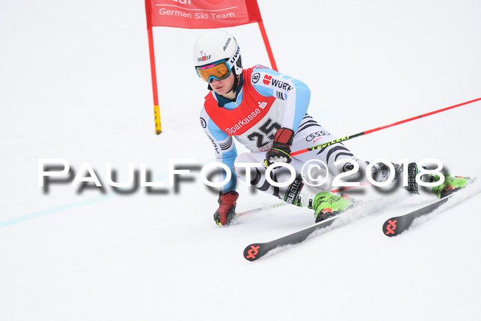 FIS NJR Riesenslalom Herren Lenggries 2.2.2018