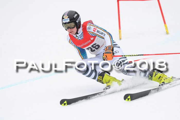 FIS NJR Riesenslalom Herren Lenggries 2.2.2018