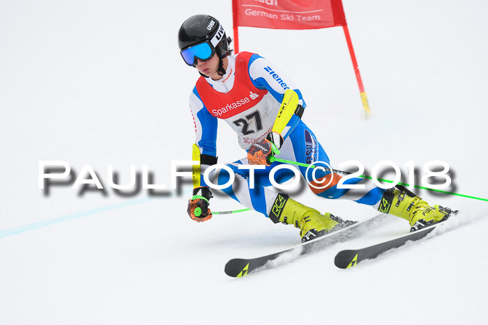 FIS NJR Riesenslalom Herren Lenggries 2.2.2018