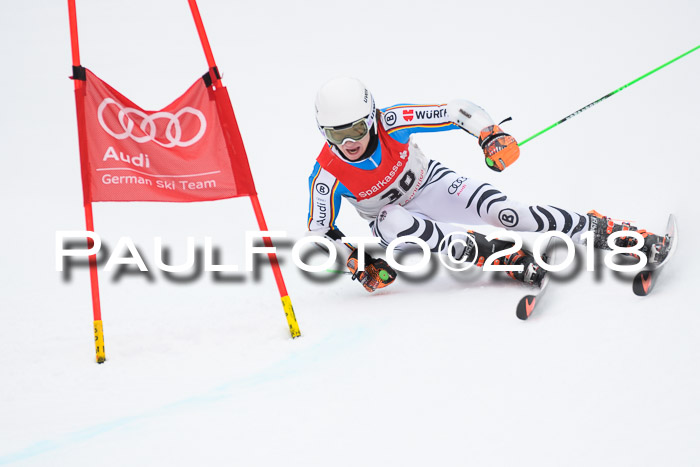 FIS NJR Riesenslalom Herren Lenggries 2.2.2018