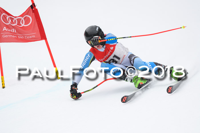 FIS NJR Riesenslalom Herren Lenggries 2.2.2018