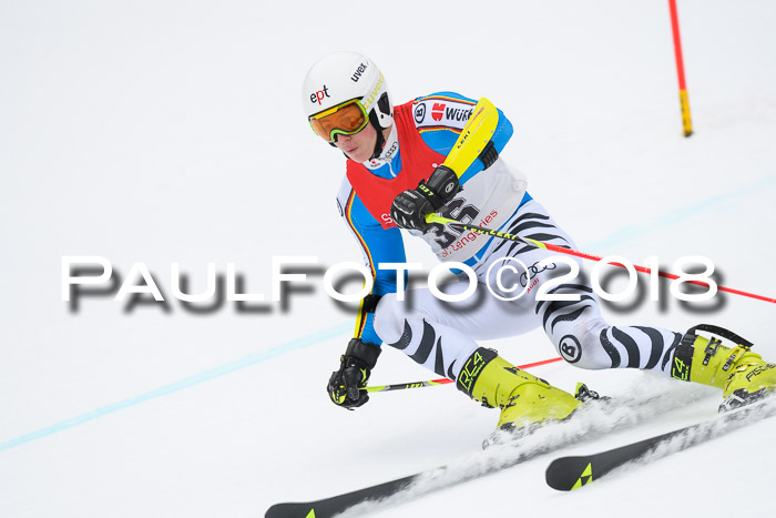 FIS NJR Riesenslalom Herren Lenggries 2.2.2018