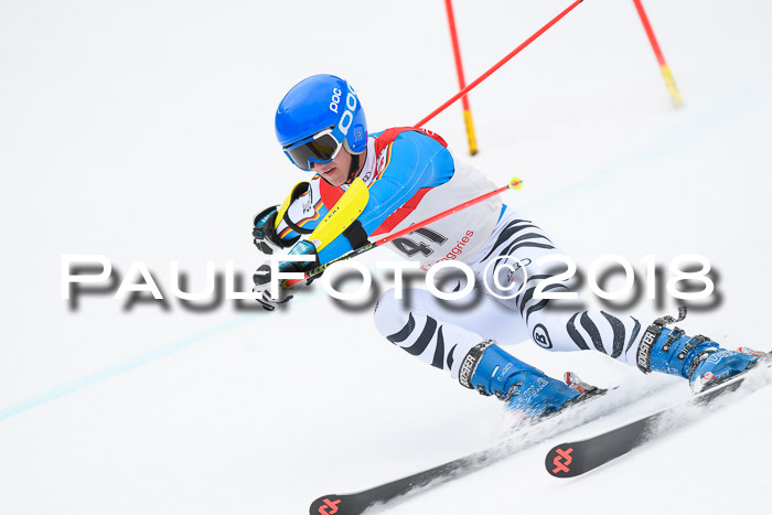 FIS NJR Riesenslalom Herren Lenggries 2.2.2018